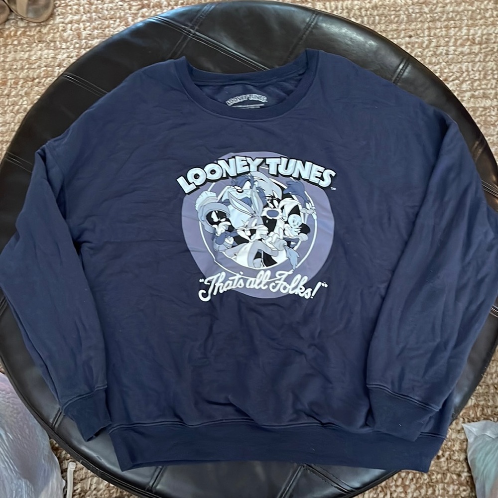 Looney toons “That’s All Folks” crewneck sweatshirt